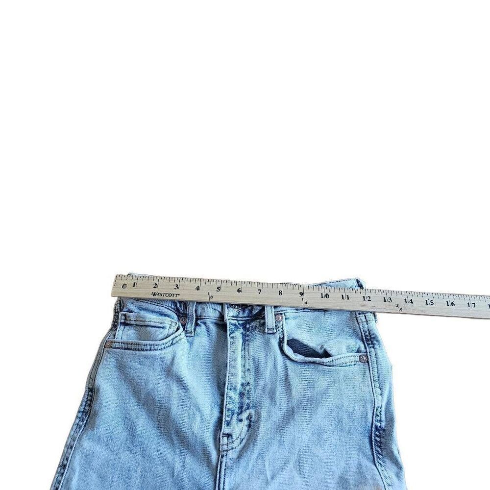 We the free free people juniors sz 27 wash blue high rise skinny jeans - Picture 4 of 7